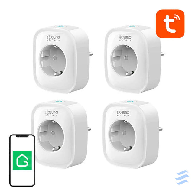Smart socket WiFi Gosund SP1 (4 pack) Tuya Power plugs