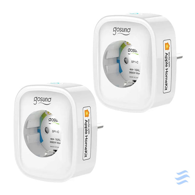 Smart socket WiFi Gosund SP1 H (2 pack)(HomeKit) 16A Power plugs