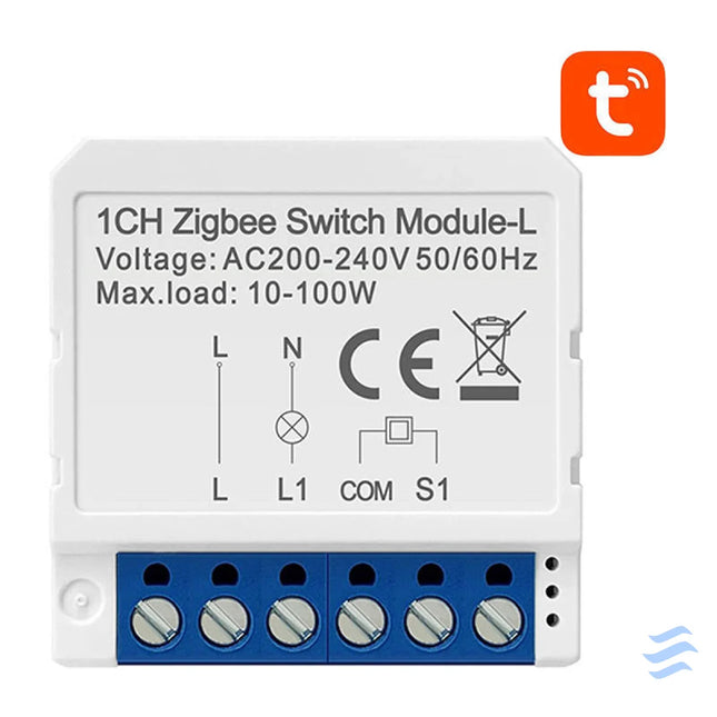 Smart Switch Module ZigBee Avatto LZWSM16 W1 No Neutral TUYA Smart controllers