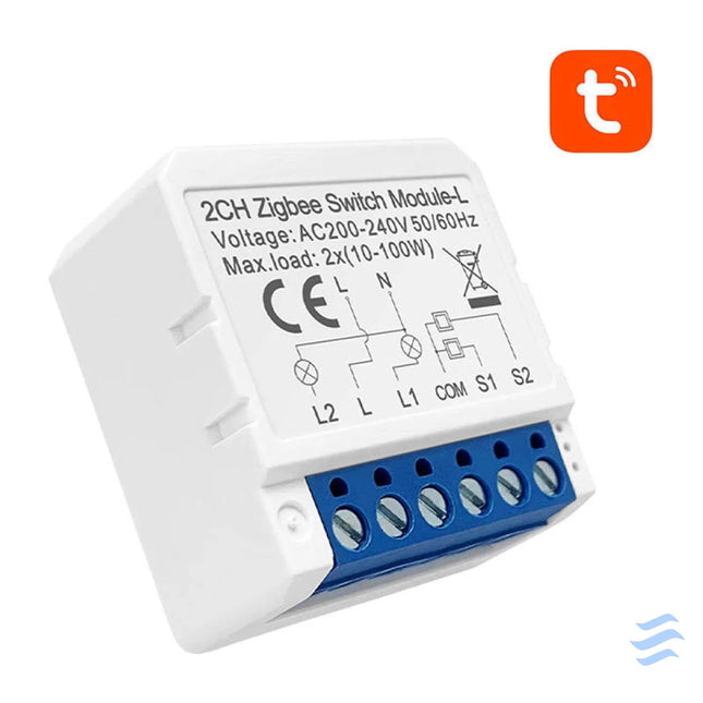 Smart Switch Module ZigBee Avatto LZWSM16 W2 No Neutral TUYA Smart controllers