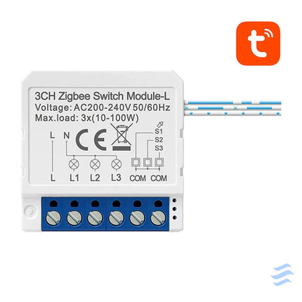 Smart Switch Module ZigBee Avatto LZWSM16 W3 No Neutral TUYA Smart controllers