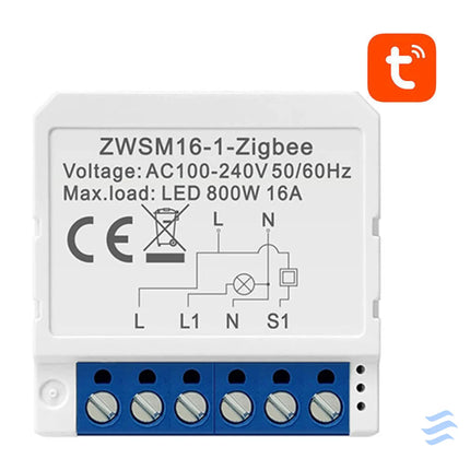 Smart Switch Module ZigBee Avatto ZWSM16 W1 TUYA Smart controllers