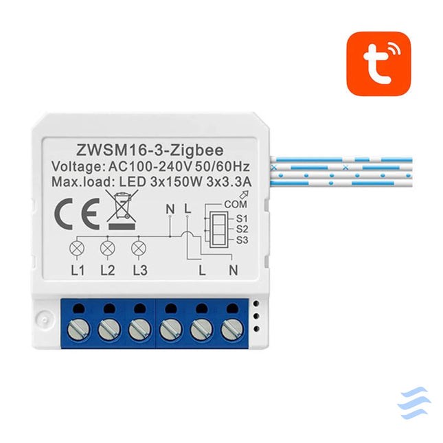 Smart Switch Module ZigBee Avatto ZWSM16 W3 TUYA Smart controllers