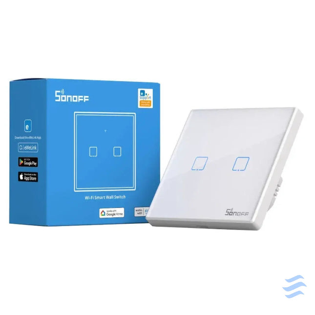 Smart Switch WiFi + RF 433 Sonoff T2 EU TX (2 channel) updated Switches