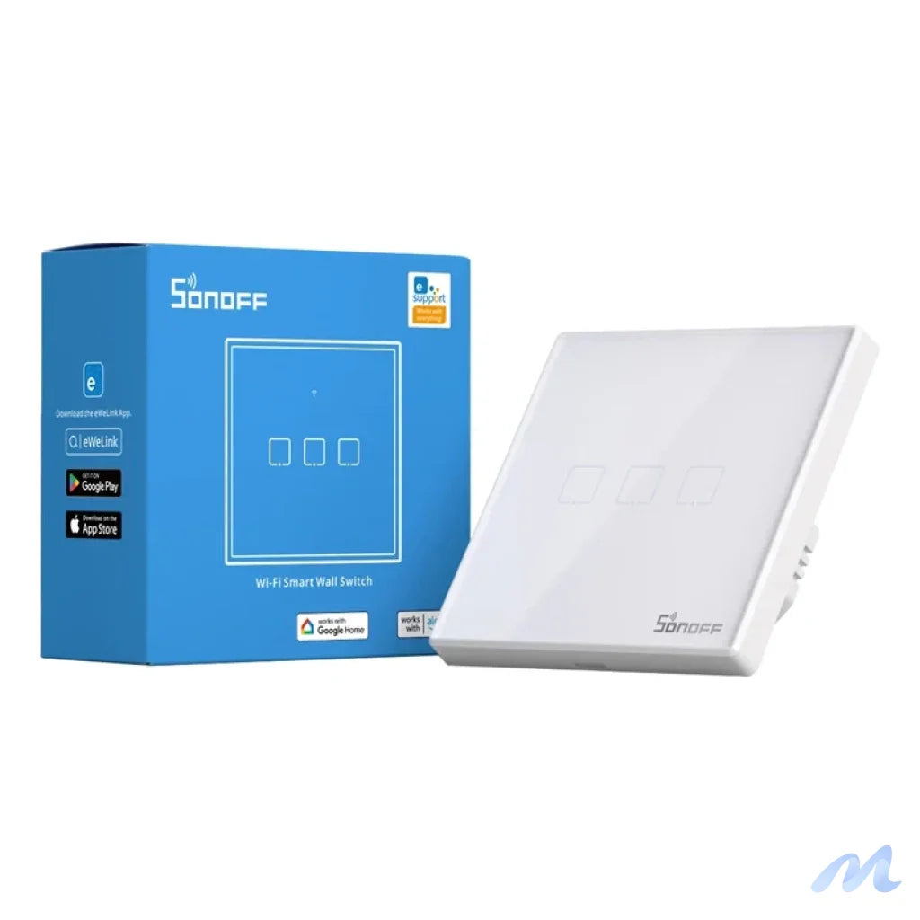 Smart Switch WiFi + RF 433 Sonoff T2 EU TX (3-channel) updated