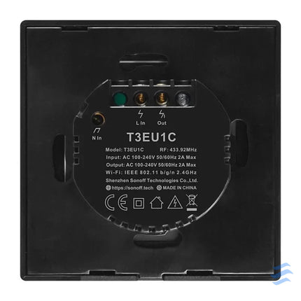 Smart Switch WiFi + RF 433 Sonoff T3 EU TX (1 channel) Switches