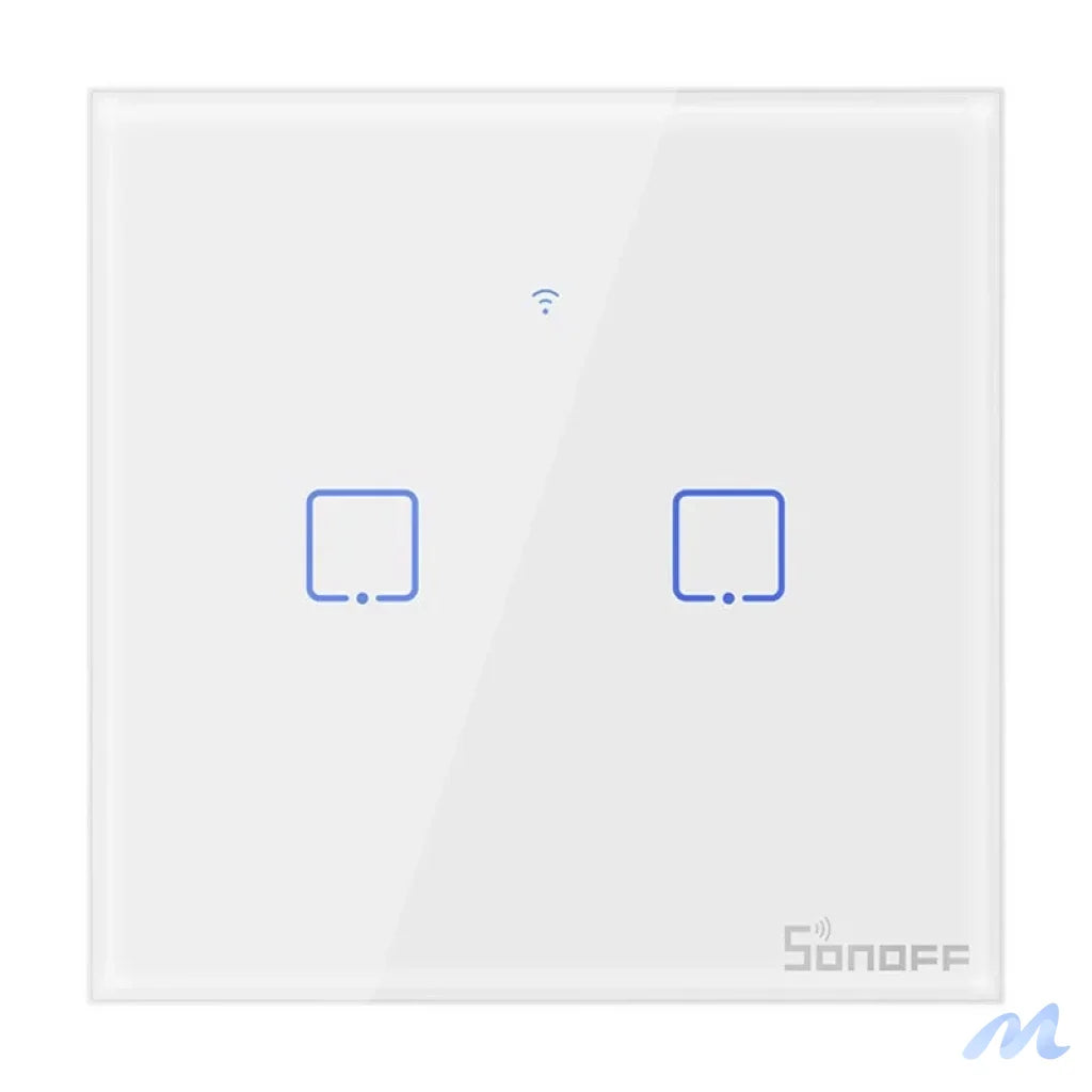 Smart Switch WiFi Sonoff T0 EU TX (2-channel)