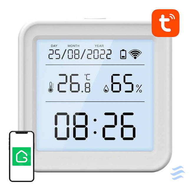 Smart temperature and humidity sensor WiFi Gosund S6 LCD Tuya Sensors