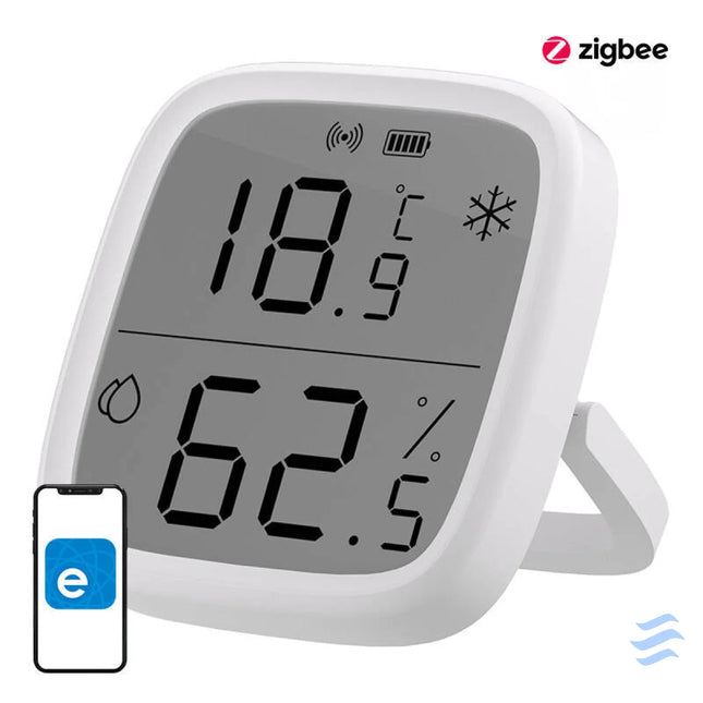 Smart Temperature and Humidity Sensor ZigBee LCD Sonoff SNZB 02D Sensors