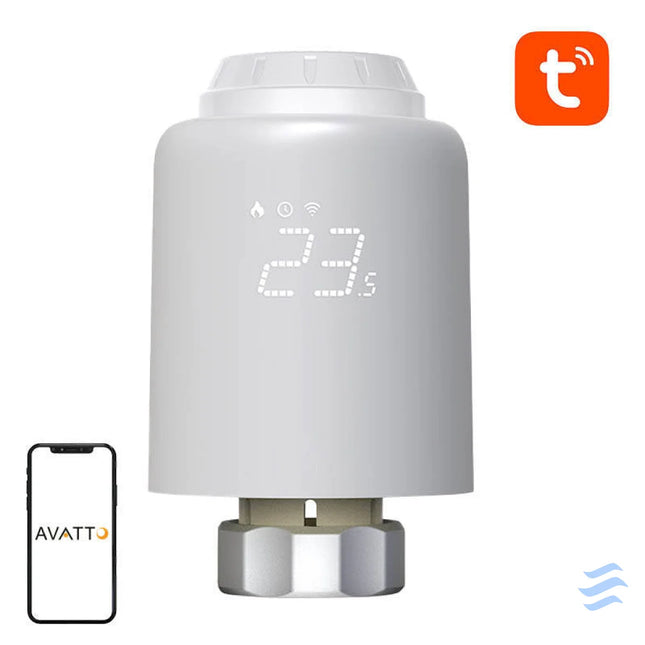 Smart Thermostat Radiator Valve Avatto TRV07 Zigbee 3.0 TUYA Thermostatic heads
