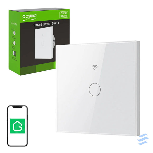 Smart Touch WiFi Light Switch Gosund SLS1 Single (optional N) Tuya Switches