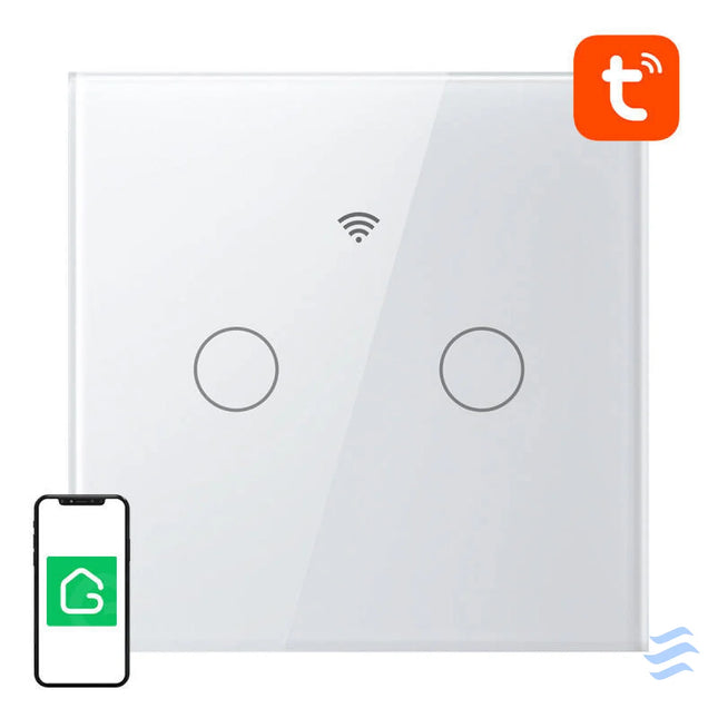 Smart Touch WiFi Light Switch Gosund SLS2 (Optional N Dual) Tuya Switches