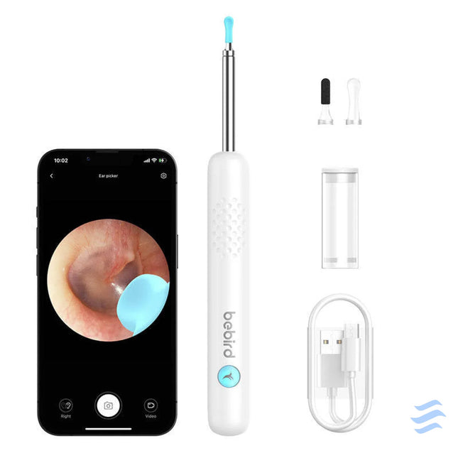 Smart Visual Ear Clean Rod Bebird R1 white Otoscopes