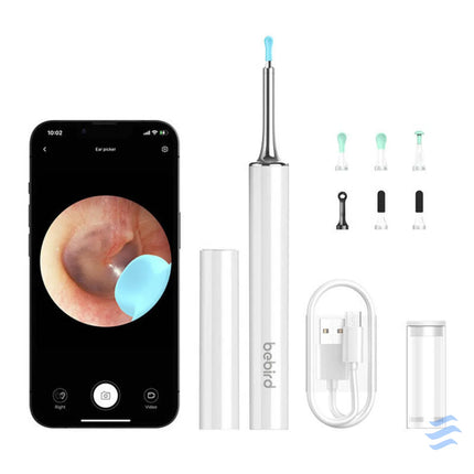 Smart Visual Ear Clean Rod Bebird T15 white Otoscopes