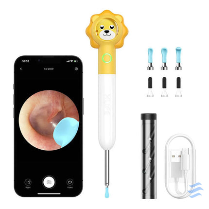 Smart Visual Ear Clean Rod Xlife Q3 (yellow) Otoscopes