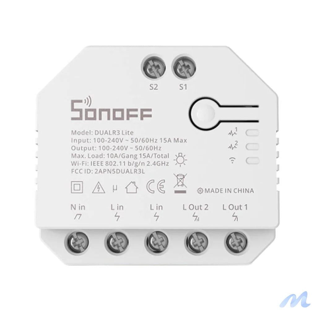 Smart Wi-Fi switch WiFi Sonoff Dual R3 Lite
