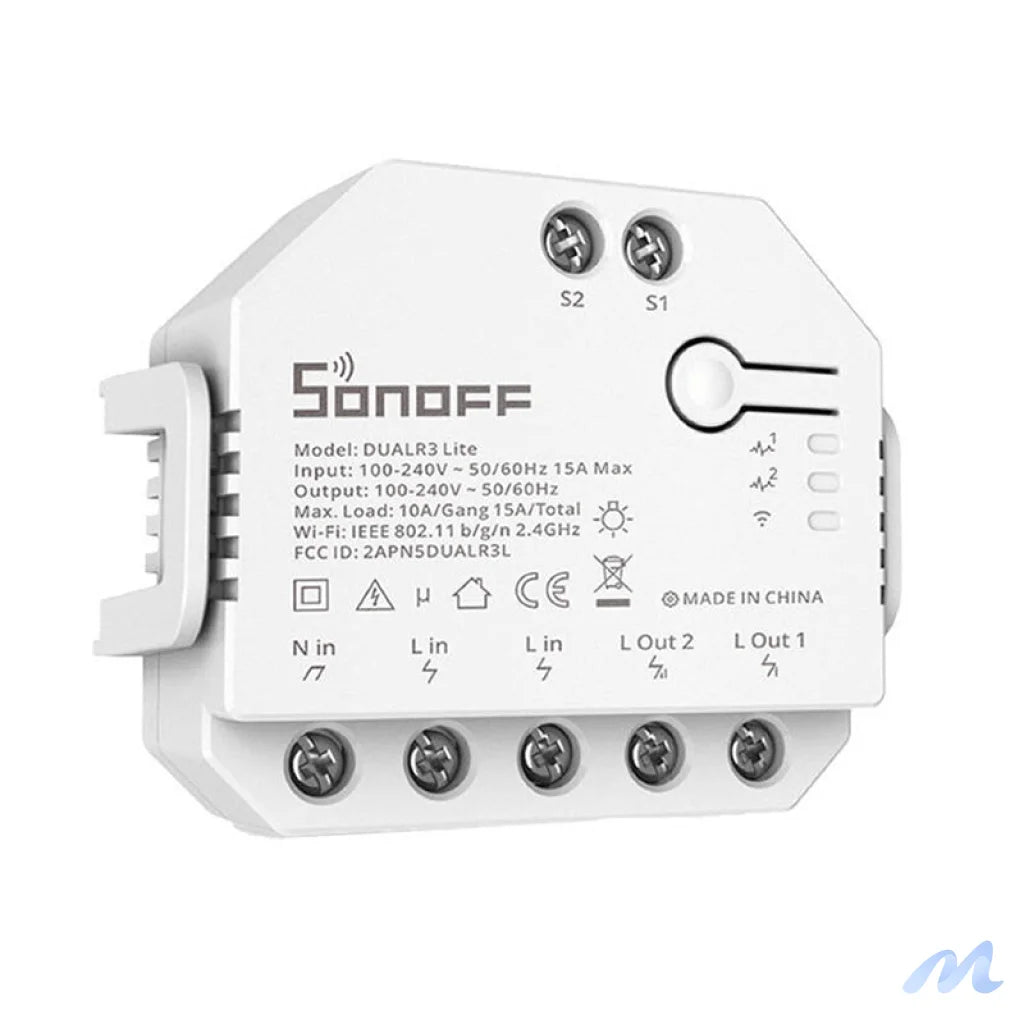Smart Wi-Fi switch WiFi Sonoff Dual R3 Lite