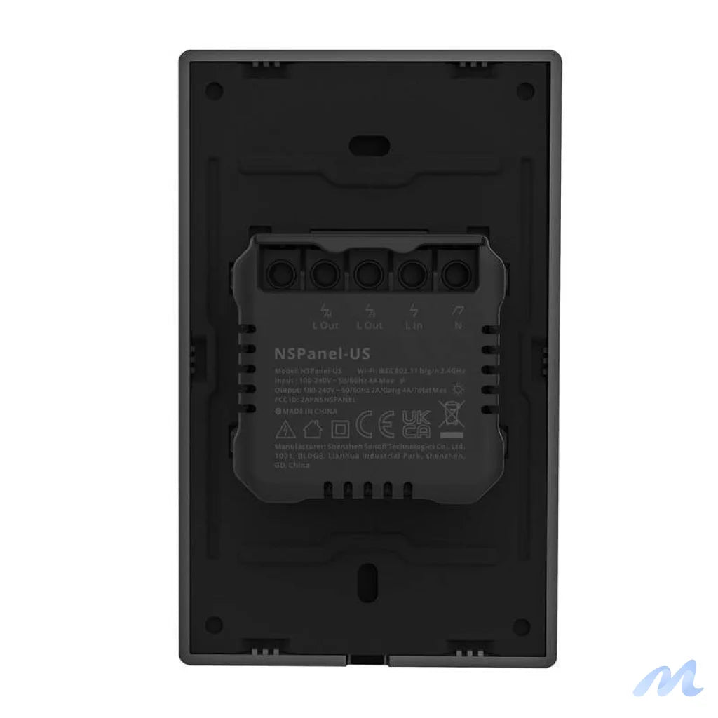 Smart WiFi control panel SONOFF NSPanel (black, 120mm)