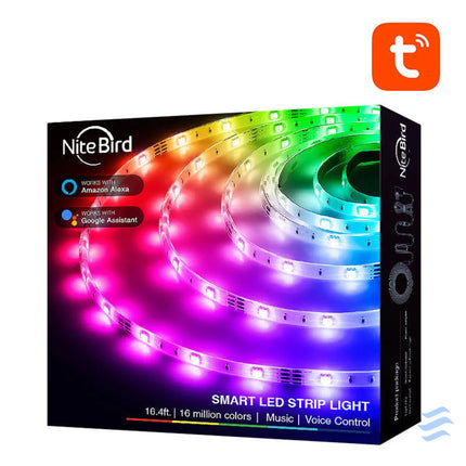 Smart WiFi RGB LED light strip NiteBird SL3 (2x5m) Tuya LED strips