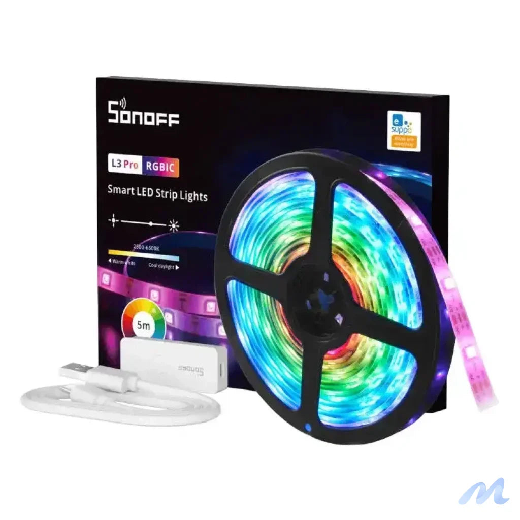 Smart WiFi RGBIC LED Light Strip Sonoff L3 Pro 5m