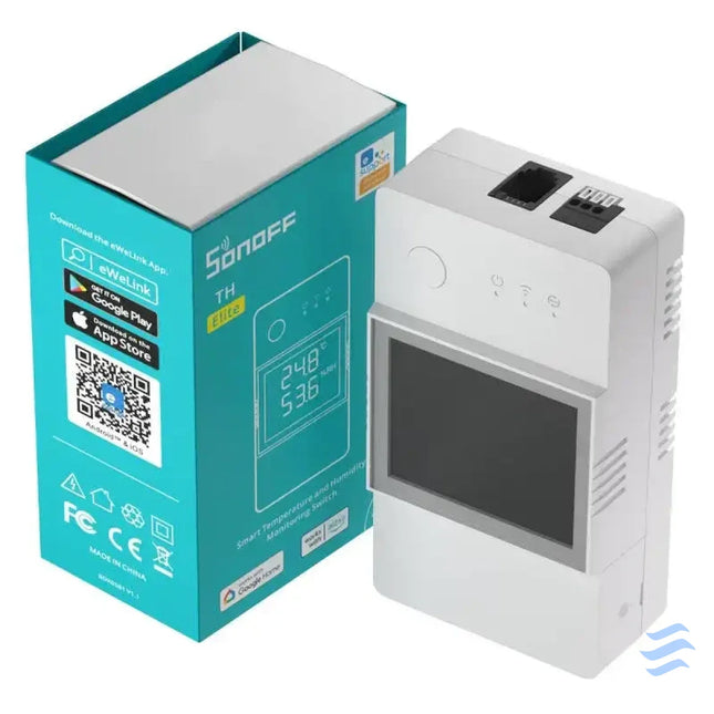Smart WiFi temperature and humidity monitoring switch Sonoff THR316D TH Elite Smart controllers