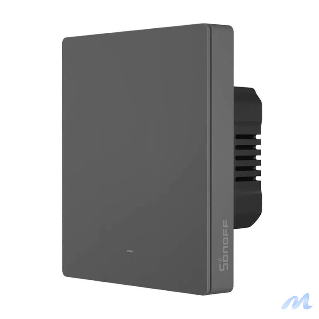 Smart WiFi wall switch SONOFF M5-1C-80 (1-channel, for frame, graphite)