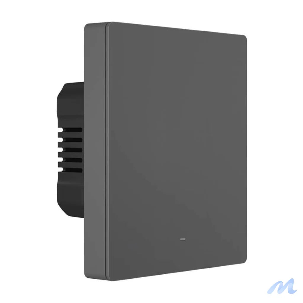 Smart WiFi wall switch SONOFF M5-1C-80 (1-channel, for frame, graphite)