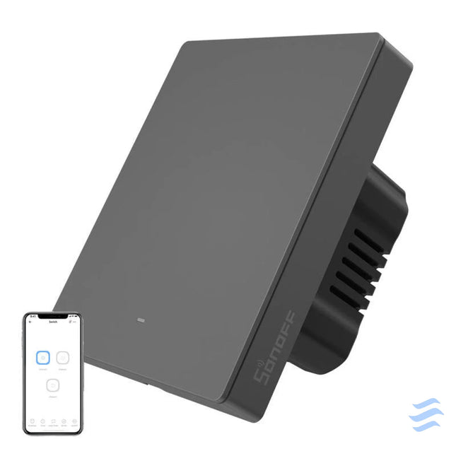 Smart WiFi wall switch SONOFF M5 1C 80 (1 channel for frame graphite) Switches
