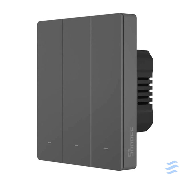 Smart WiFi wall switch SONOFF M5 3C 80 (3 channel for frame graphite) Switches
