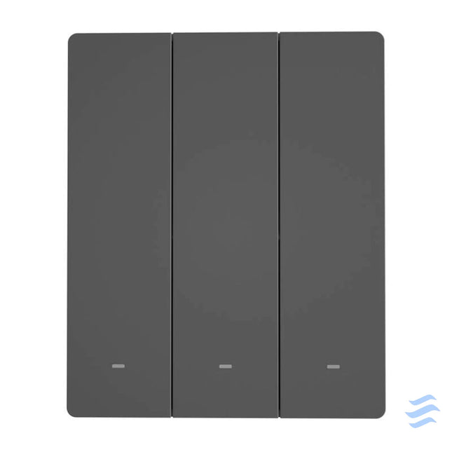 Smart WiFi wall switch SONOFF M5 3C 80 (3 channel for frame graphite) Switches