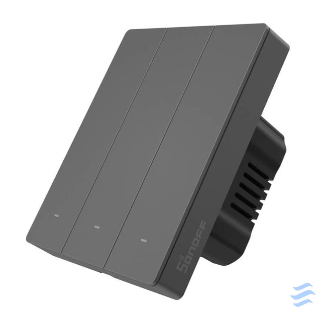 Smart WiFi wall switch SONOFF M5 3C 80 (3 channel for frame graphite) Switches