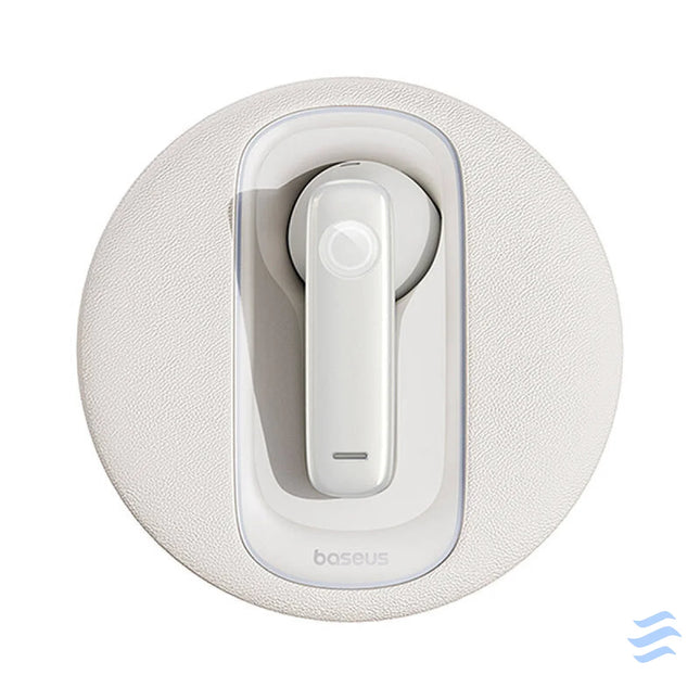 Smart wireless earpiece for car Baseus CM10 (white) Bluetooth headsets