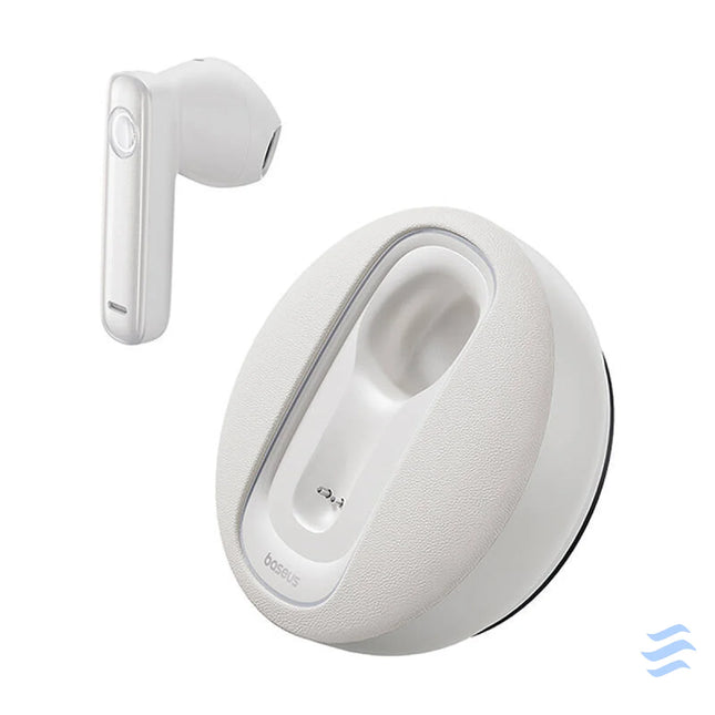 Smart wireless earpiece for car Baseus CM10 (white) Bluetooth headsets