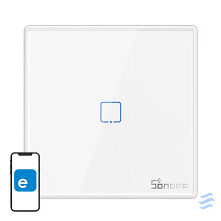 Smart Wireless Wall Switch Sonoff T2EU1C RF 433MHz (1 channel) Switches