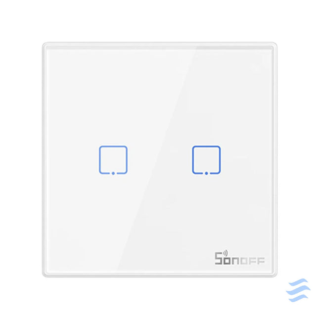 Smart Wireless Wall Switch Sonoff T2EU2C RF 433MHz (2 channel) Switches