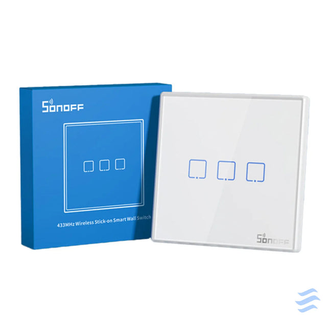 Smart Wireless Wall Switch Sonoff T2EU3C RF 433MHz (3 channel) Switches