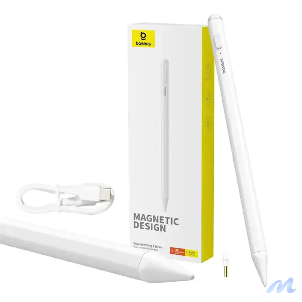 Smooth Writing 2 Baseus Stylus Lite with LED indicator (white)
