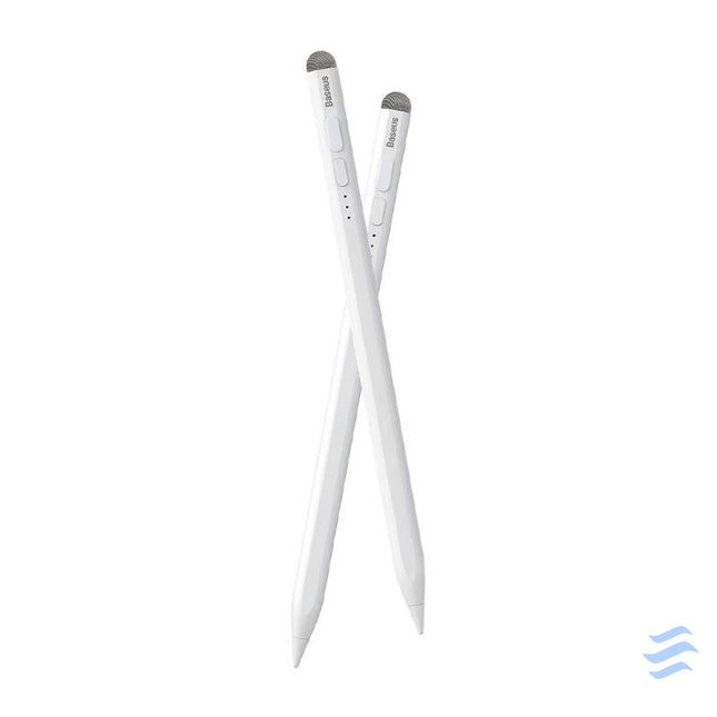 Smooth Writing Stylus with LED Indicators (Active + Passive) White Tablet styluses