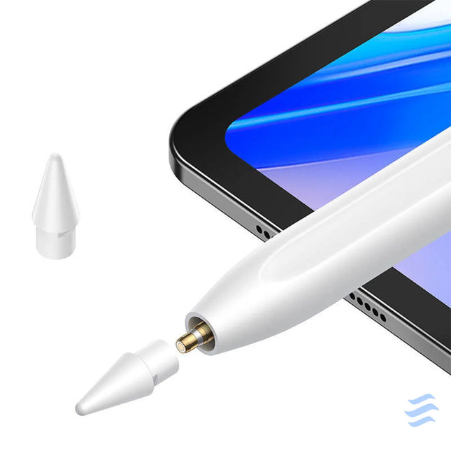 Smooth Writing Stylus with LED Indicators (Active) White Tablet styluses