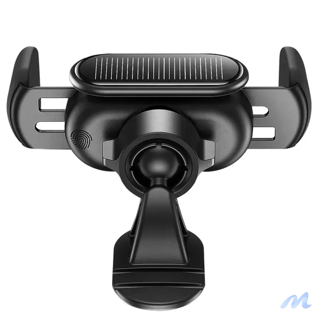 Solar Electric Car Phone Holder Baseus Steel Cannon Pro (Black)