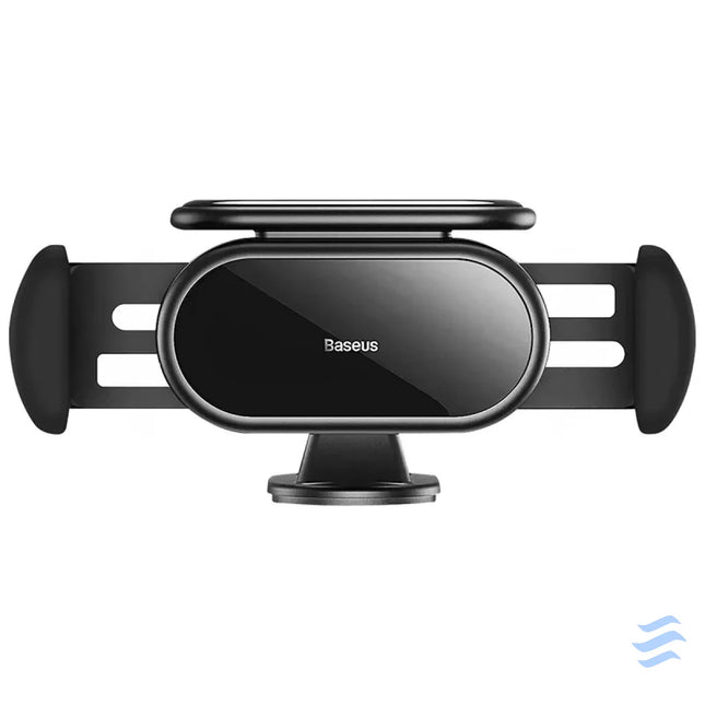 Solar Electric Car Phone Holder Baseus Steel Cannon Pro (Black) Phone holders