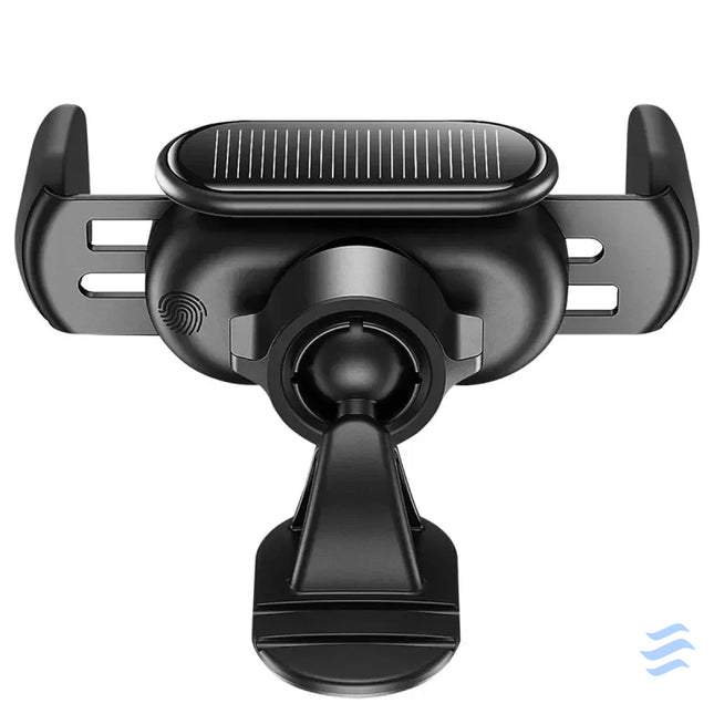 Solar Electric Car Phone Holder Baseus Steel Cannon Pro (Black) Phone holders