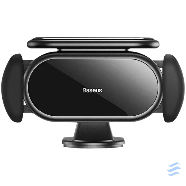 Solar Electric Car Phone Holder Baseus Steel Cannon Pro (Black) Phone holders