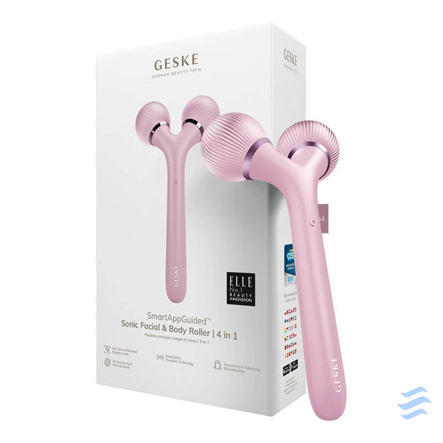 Sonic Facial & Body Roller 4in1 Geske with APP (pink) Massagers