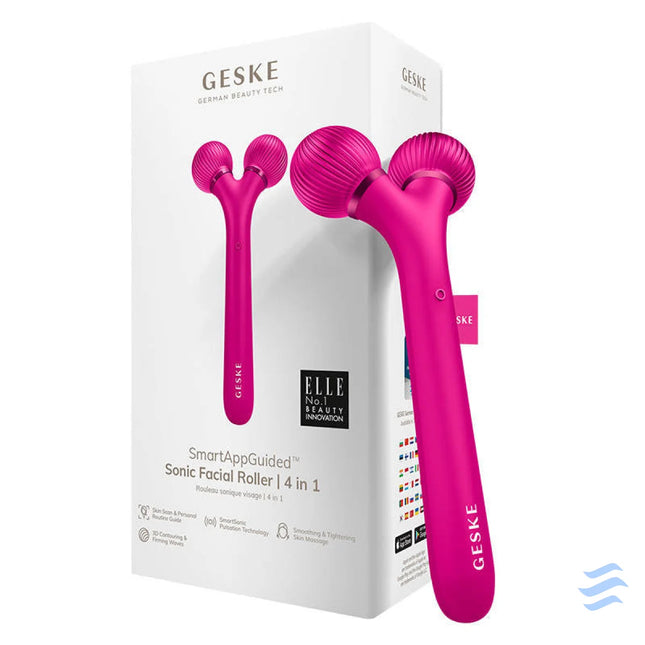 Sonic Facial Roller 4in1 Geske with APP (magenta) Massagers