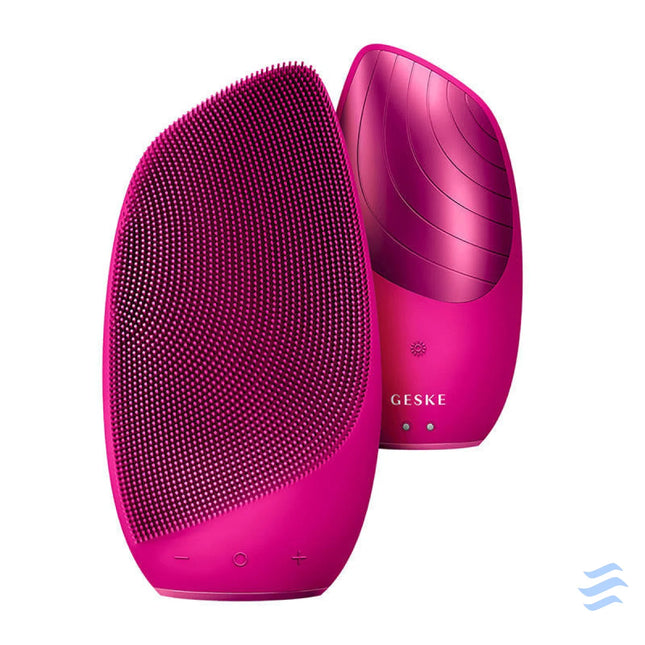 Sonic Thermo Facial Brush 6 in 1 Geske with APP (magenta) Massagers