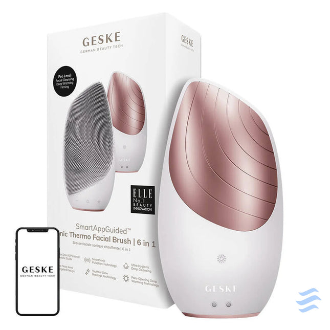 Sonic Thermo Facial Brush 6 in 1 Geske with APP (starlight) Massagers