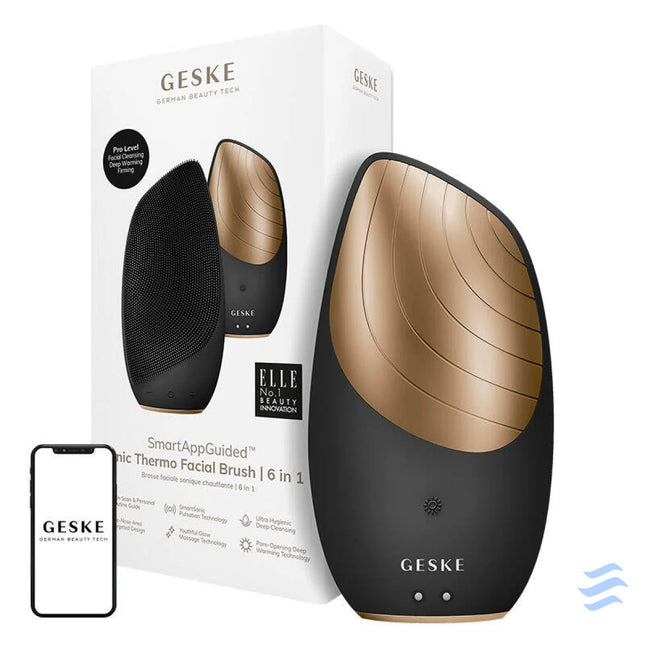 Sonic Thermo Facial Brush 6in1 Geske with APP (gray) Face cleansing brushes