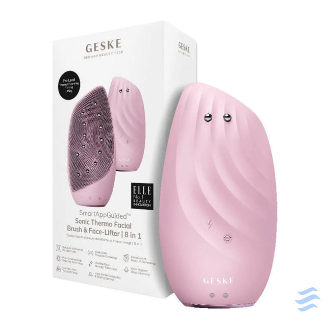 Sonic Thermo Facial Brush & Face Lifter 8in1 Geske with APP (pink) Massagers