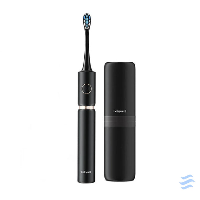 Sonic toothbrush with head set and case FairyWill FW P11 (Black) Sonic toothbrushes